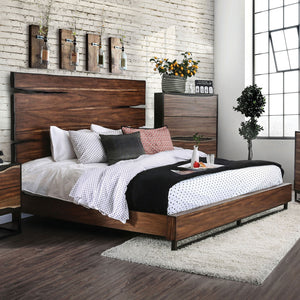 Fulton Dark Oak/Dark Walnut E.King Bed