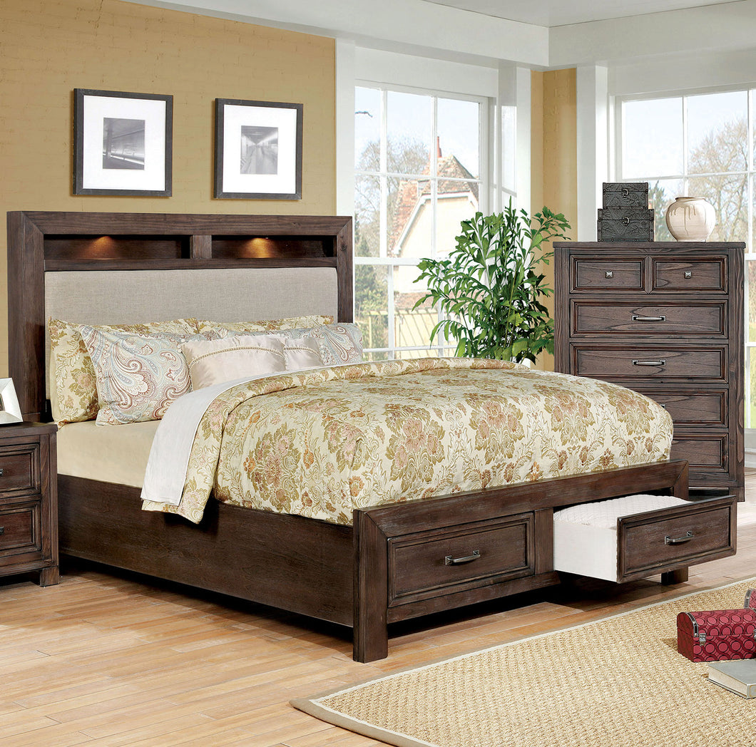 Tywyn Dark Oak E.King Bed