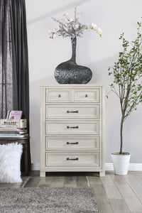 Tywyn Antique White Chest