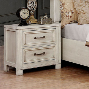 Tywyn Antique White Night Stand