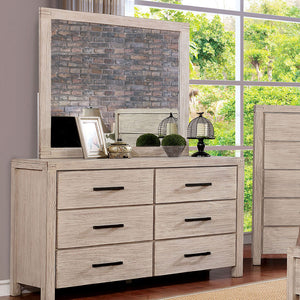 Strasburg Wire-Brushed White Dresser