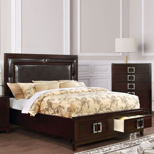 Balfour Brown Cherry Queen Bed