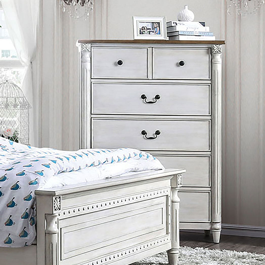 Hesperia Antique White Chest