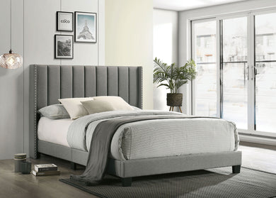 KAILEY Cal.King Bed, Light Gray image