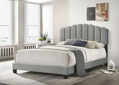 NERINA Cal.King Bed, Light Gray image