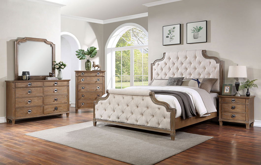 FATIMA 5 Pc. Queen Bedroom Set w/ Chest image