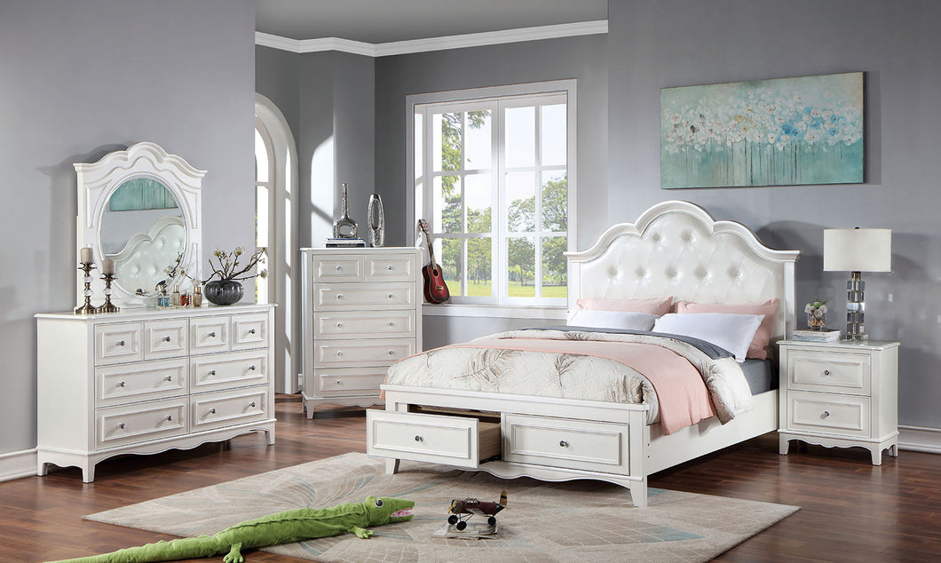 CADENCE Twin Bed, White image