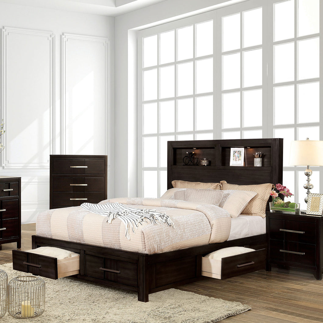 Karla Espresso Cal.King Bed