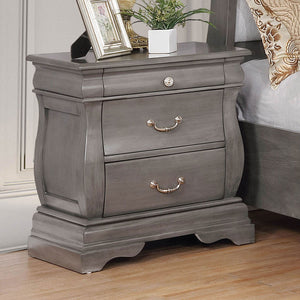 Merida Gray Night Stand