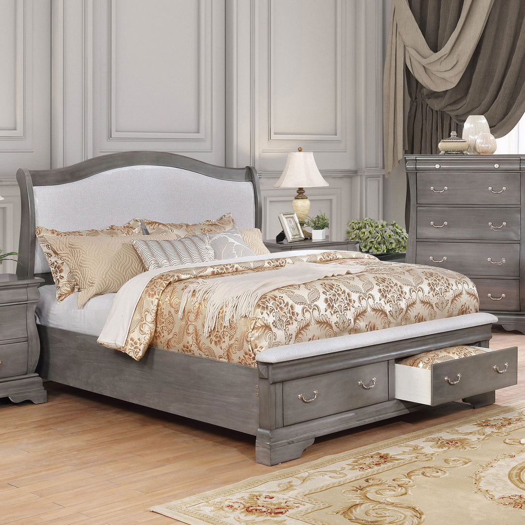 Merida Gray Cal.King Bed