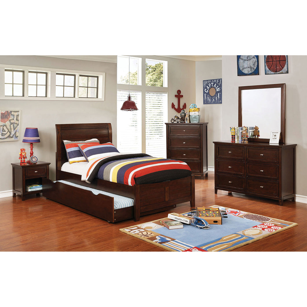 Brogan Brown Cherry 4 Pc. Full Bedroom Set