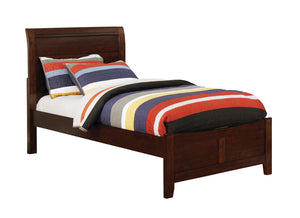 Brogan Brown Cherry Full Bed