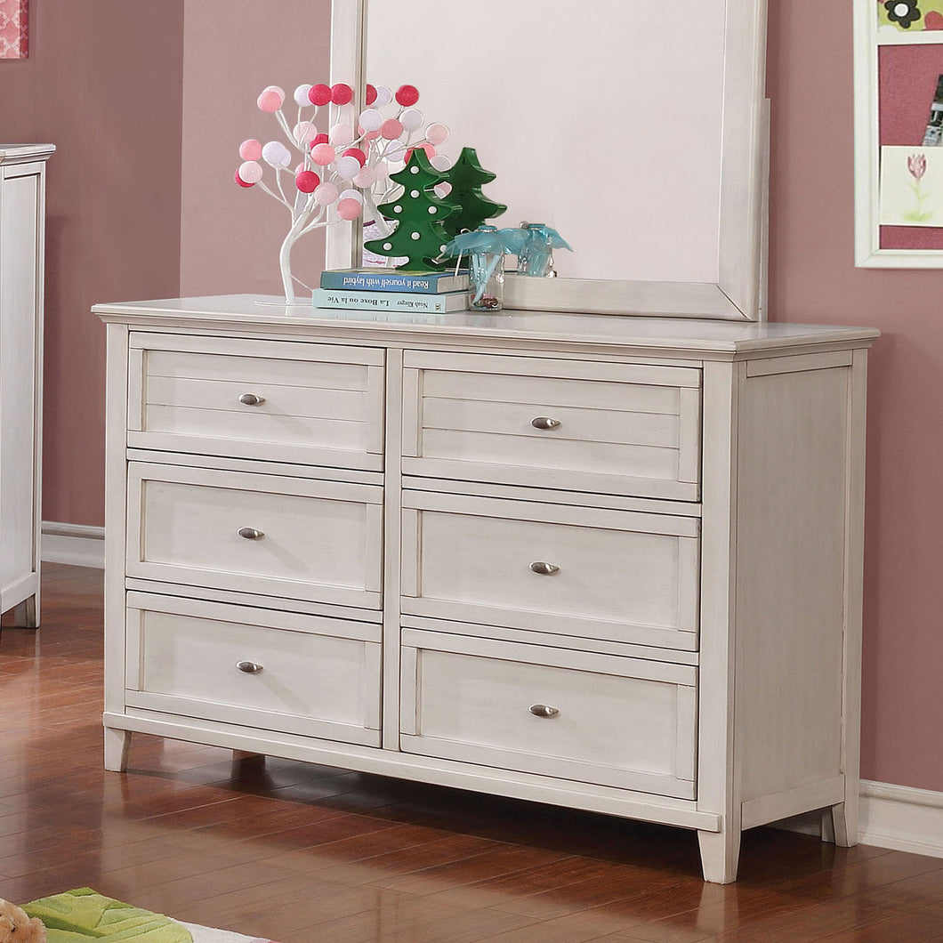 Brogan Antique White Dresser