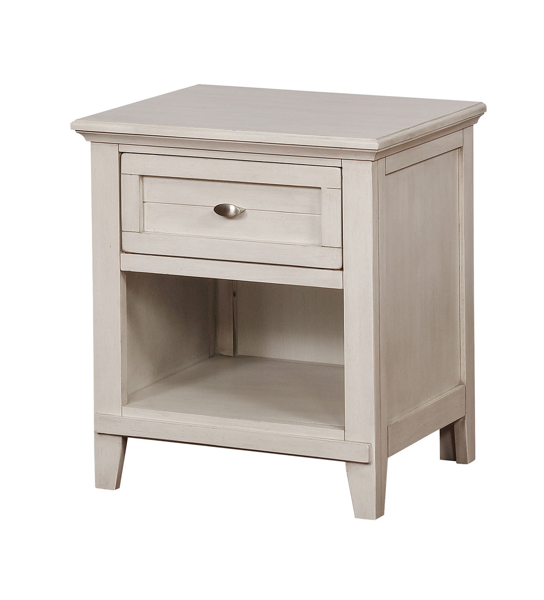 Brogan Antique White Night Stand