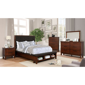 Knighton Brown Cherry/Dark Brown 5 Pc. Queen Bedroom Set w/ 2NS