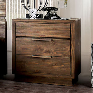 Tolna Walnut Night Stand w/ USB Outlet