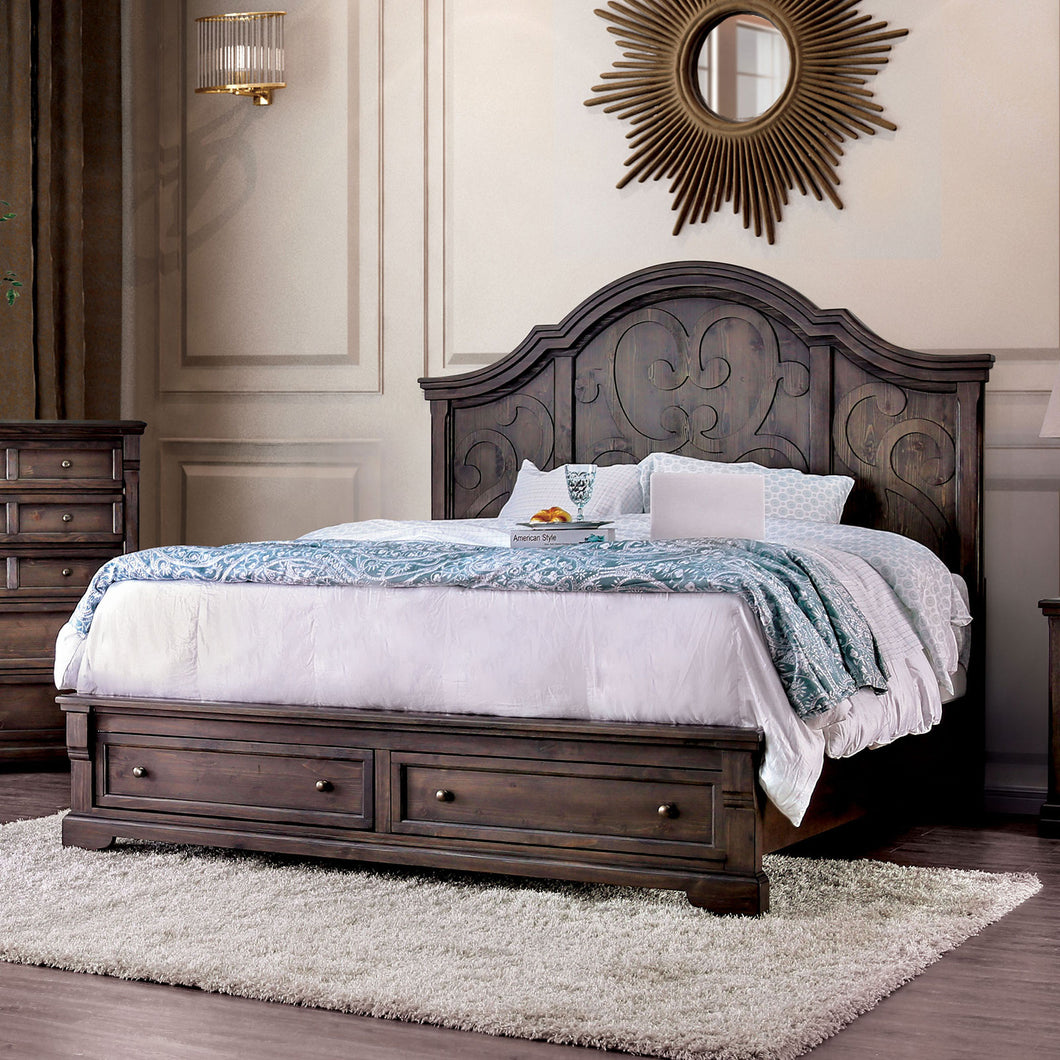 Amadora Walnut E.King Bed