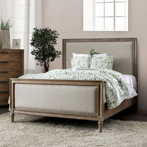 Janiya Beige/Rustic Natural Tone Cal.King Bed