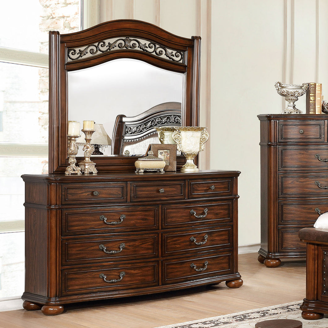 Janiya Brown Cherry Dresser