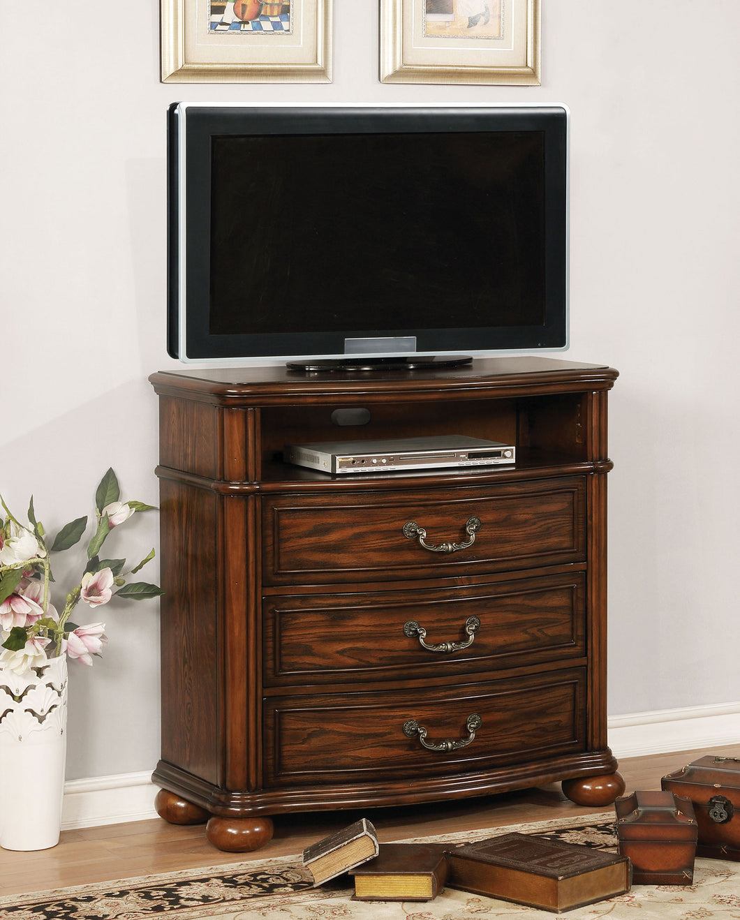 Janiya Brown Cherry Media Chest