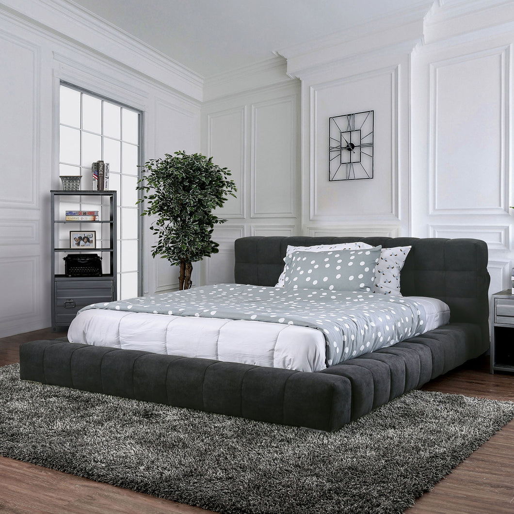 Wolsey Dark Gray Queen Bed