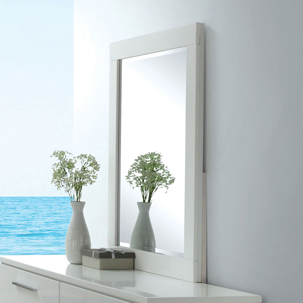 Christie Glossy White Mirror