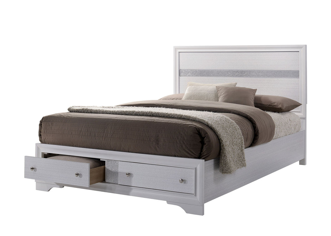 Chrissy White E.King Bed