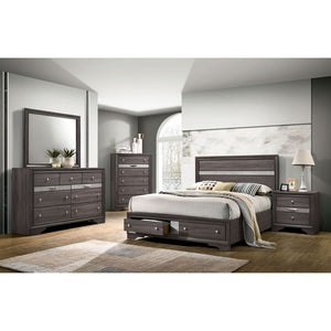 Chrissy Gray 5 Pc. Queen Bedroom Set w/ Chest