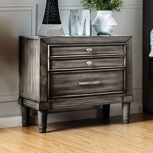 DAPHNE Gray Night Stand