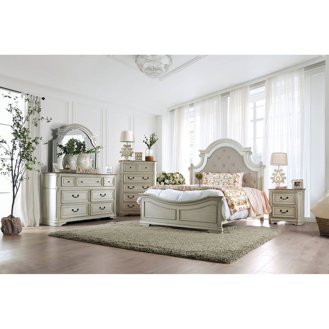 Pembroke Antique Whitewash 4 Pc. Queen Bedroom Set