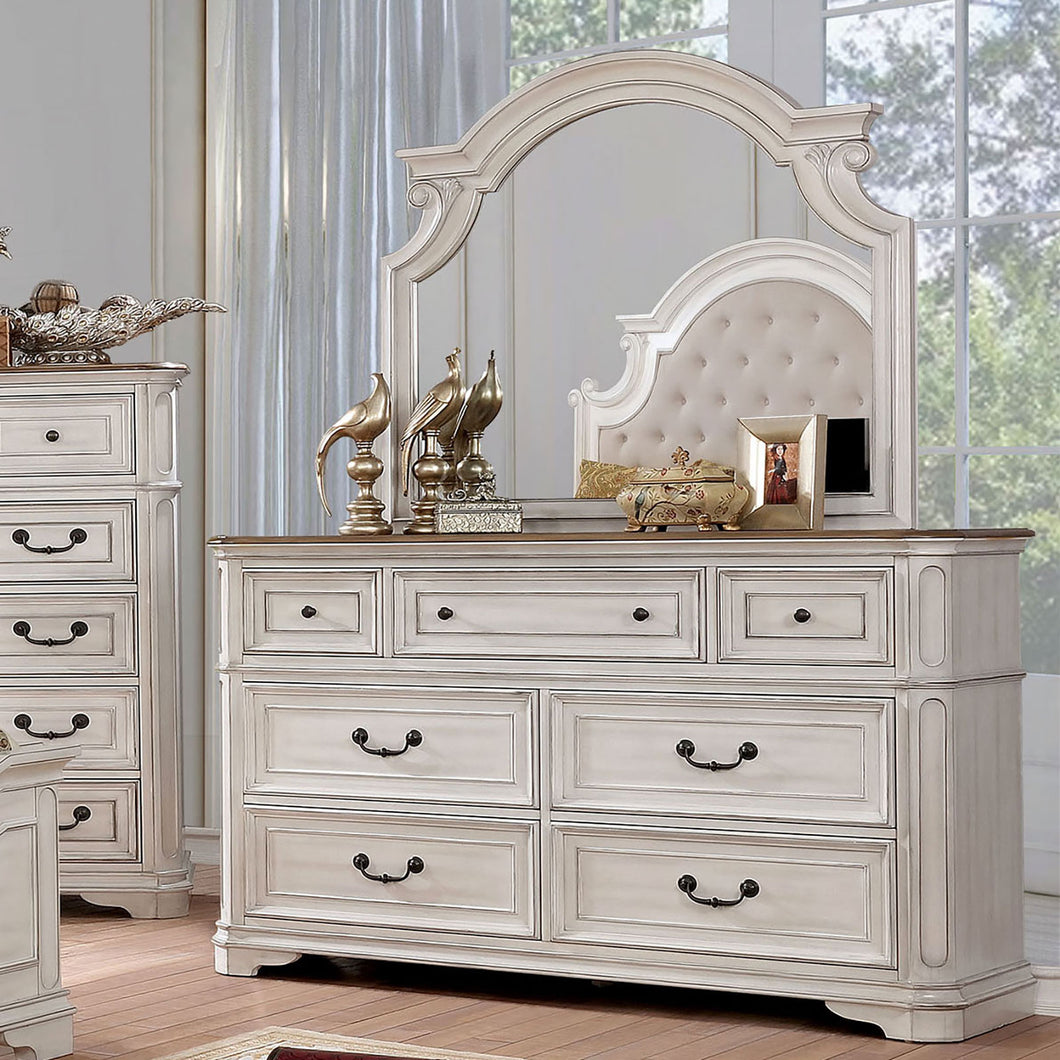 Pembroke Antique Whitewash Dresser