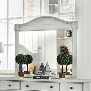 Daria Antique White Mirror