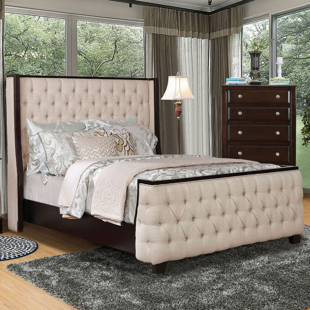 Camille Beige Queen Bed