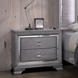 Alanis Light Gray Night Stand image