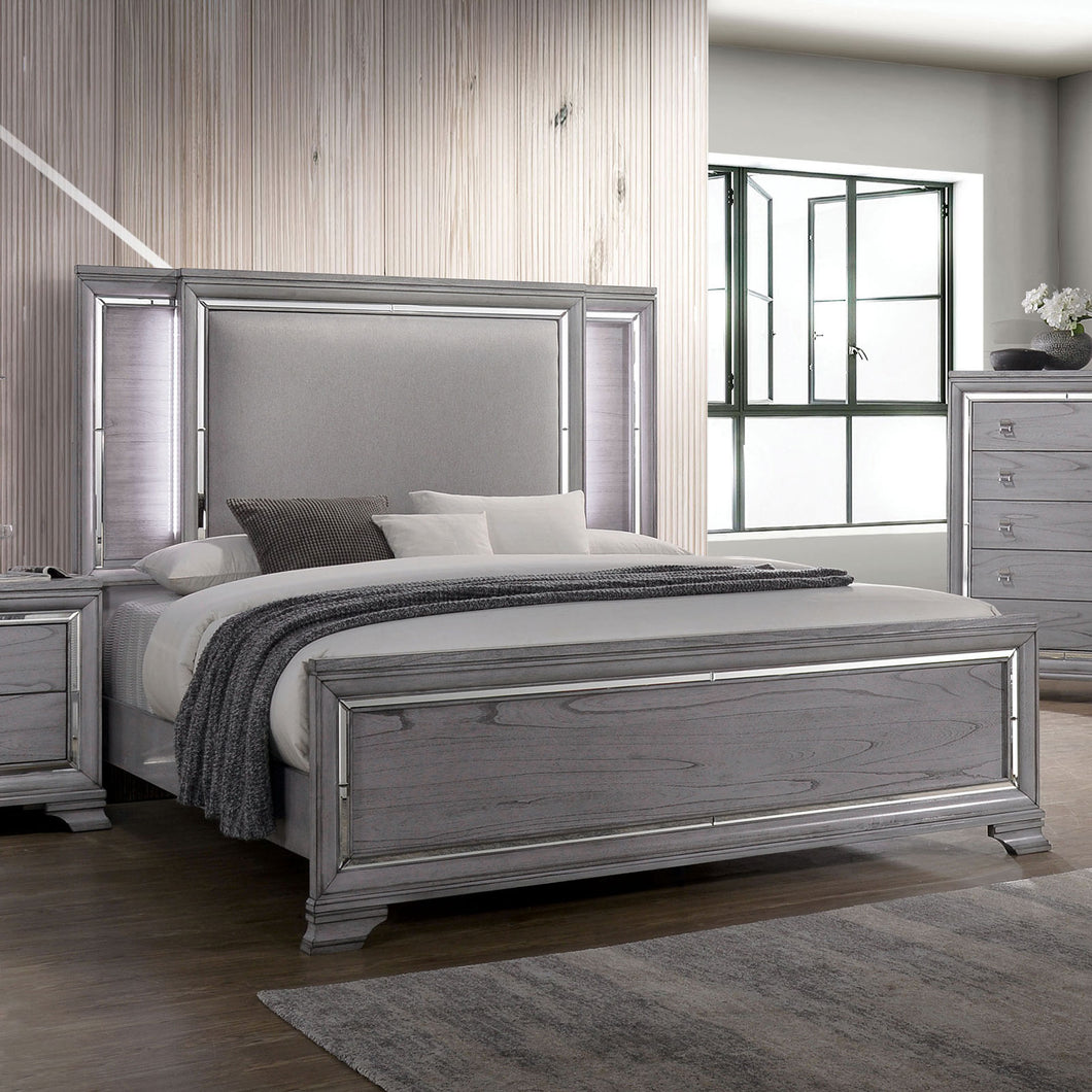 Alanis Light Gray E.King Bed