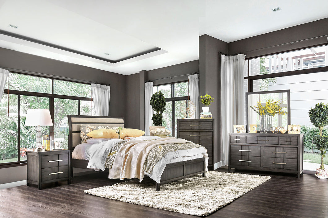 Berenice Gray/Beige 4 Pc. Queen Bedroom Set image