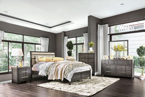 Berenice Gray/Beige 4 Pc. Queen Bedroom Set