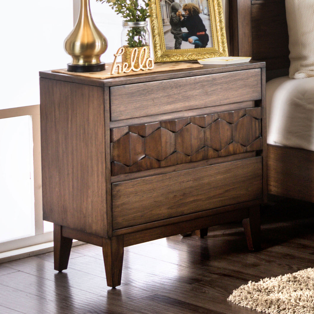 Kallisto Chestnut Brown Night Stand