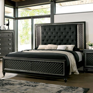 Demetria Metallic Gray Cal.King Bed