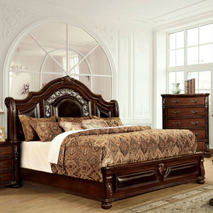 Flandreau Brown Cherry/Espresso Cal.King Bed