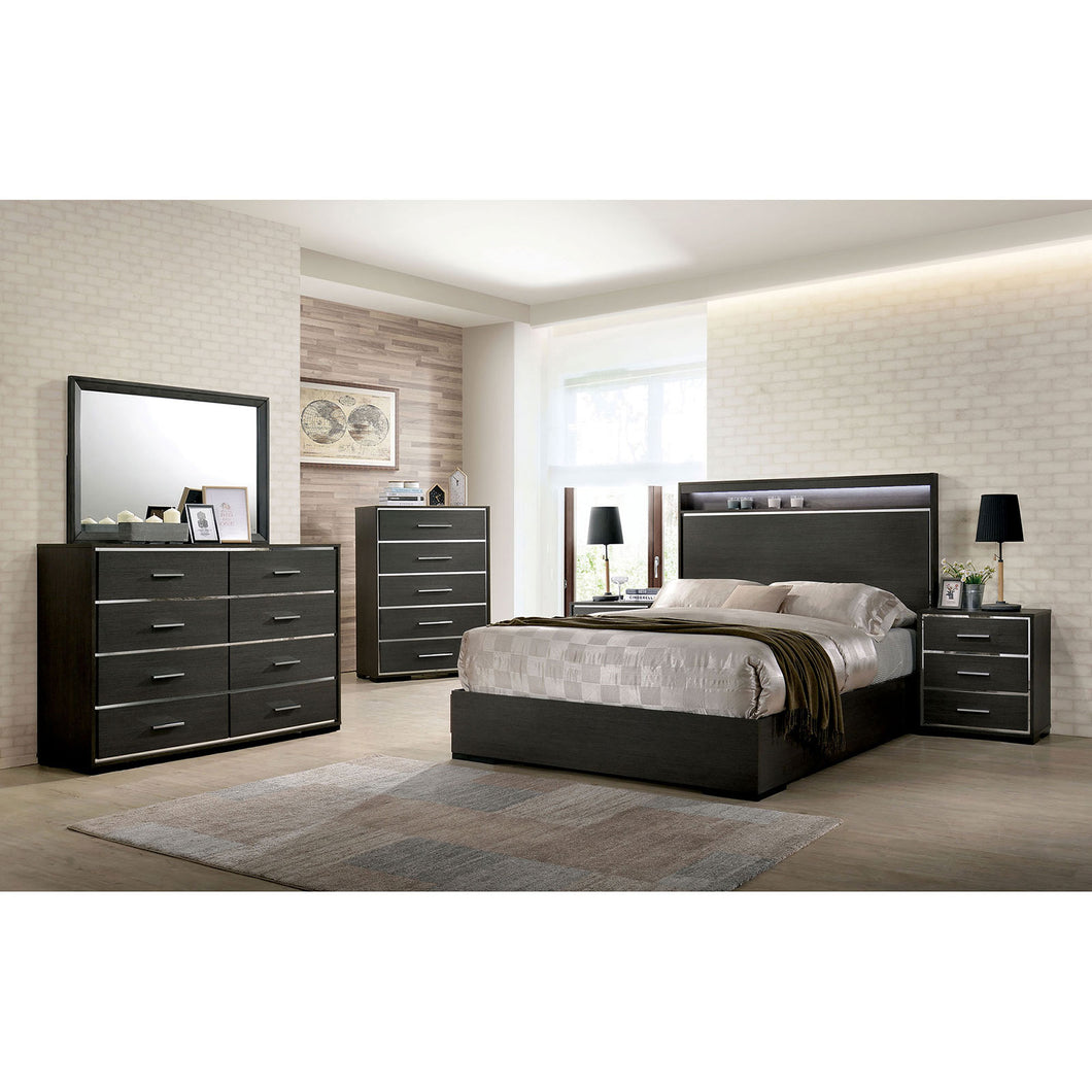 Camryn Warm Gray 5 Pc. Queen Bedroom Set w/ 2NS