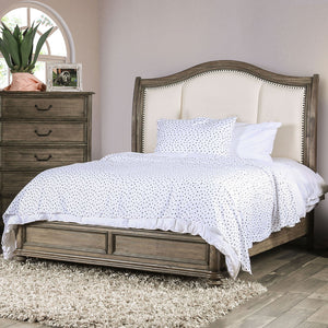 BELGRADE II Rustic Natural Tone/Ivory Queen Bed image