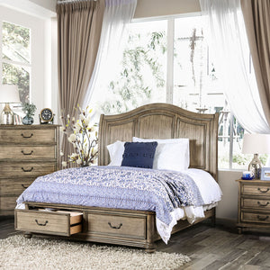 BELGRADE I Rustic Natural Tone Cal.King Bed