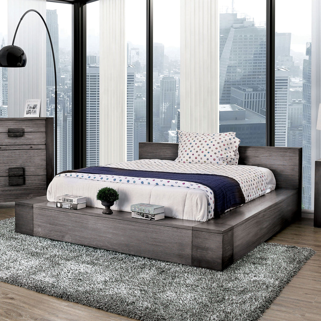 Janeiro Gray E.King Bed