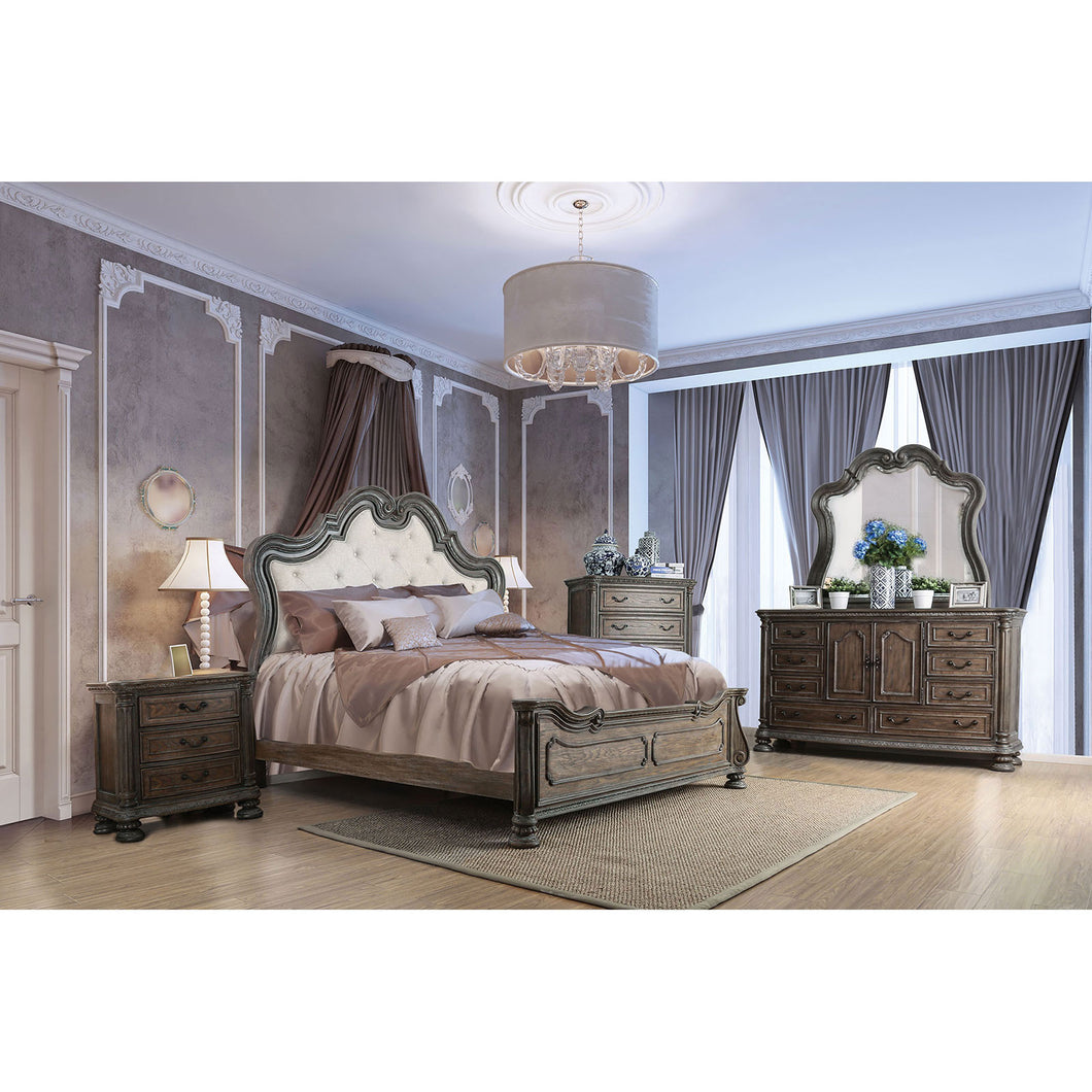 ARIADNE Rustic Natural Tone 4 Pc. Queen Bedroom Set