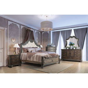 ARIADNE Rustic Natural Tone 5 Pc. Queen Bedroom Set w/ Chest