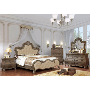 Cursa Beige/Rustic Natural Tone 4 Pc. Queen Bedroom Set