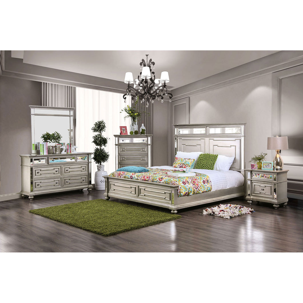 Salamanca Silver 4 Pc. Queen Bedroom Set