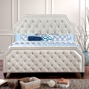 CLAUDINE Beige Cal.King Bed