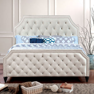 CLAUDINE Beige Queen Bed